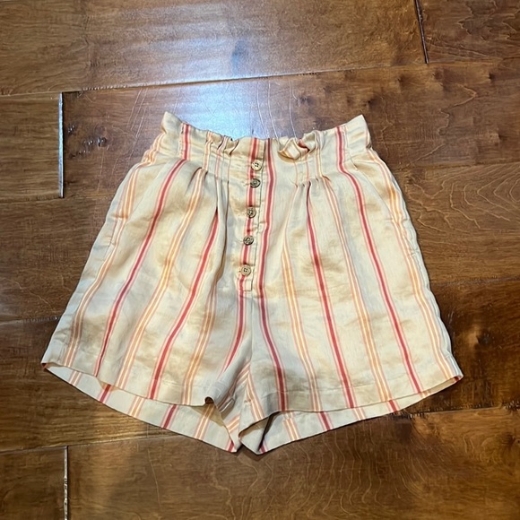 Joie Linen Shorts - Picture 1 of 5